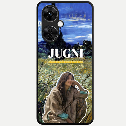  Jugni Soul Vibes Glass Case For Oneplus Nord CE3 Lite back cover – full design glossy printed glass finish