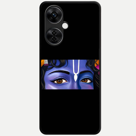  Krishna Eye Glass Case For Oneplus Nord CE3 Lite back cover – full design glossy printed glass finish