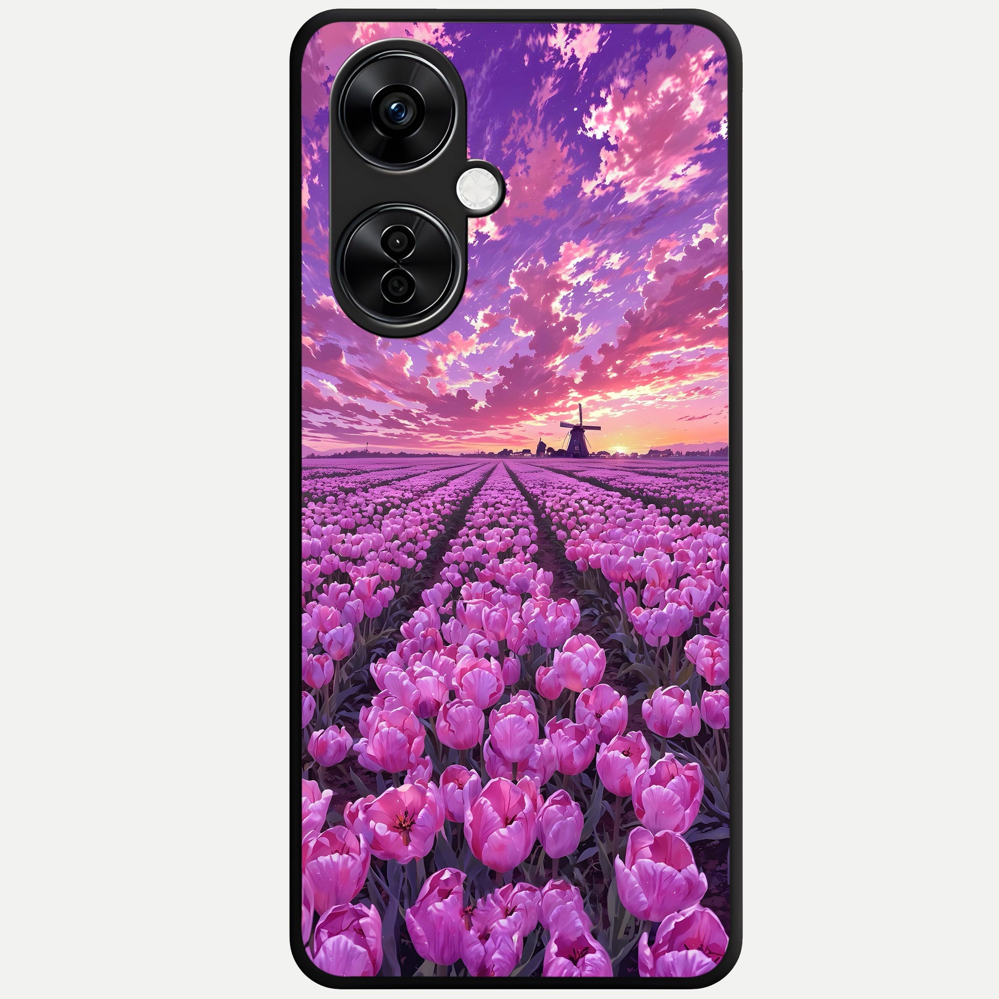  Lavender Dream Skies Glass Case For Oneplus Nord CE3 Lite back cover – full design glossy printed glass finish