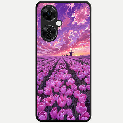  Lavender Dream Skies Glass Case For Oneplus Nord CE3 Lite back cover – full design glossy printed glass finish