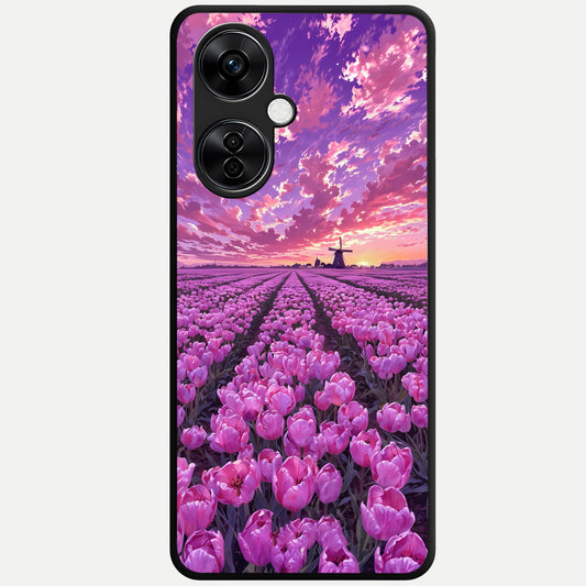  Lavender Dream Skies Glass Case For Oneplus Nord CE3 Lite back cover – full design glossy printed glass finish