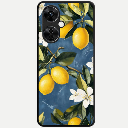  Lemon Dream Garden Glass Case For Oneplus Nord CE3 Lite back cover – full design glossy printed glass finish