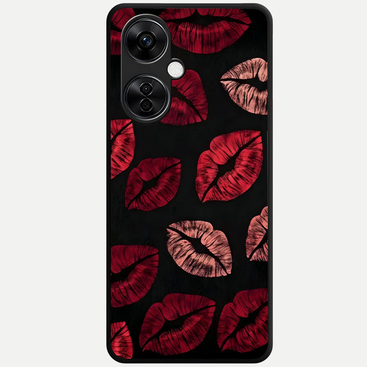  Midnight Kiss Love Glass Case For Oneplus Nord CE3 Lite back cover – full design glossy printed glass finish