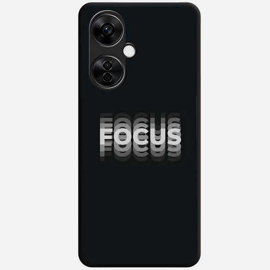  Mono Focus Vision Glass Case For Oneplus Nord CE3 Lite back cover – full design glossy printed glass finish