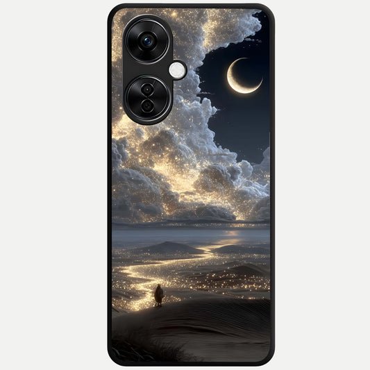  Moonlight Spark Path Glass Case For Oneplus Nord CE3 Lite back cover – full design glossy printed glass finish