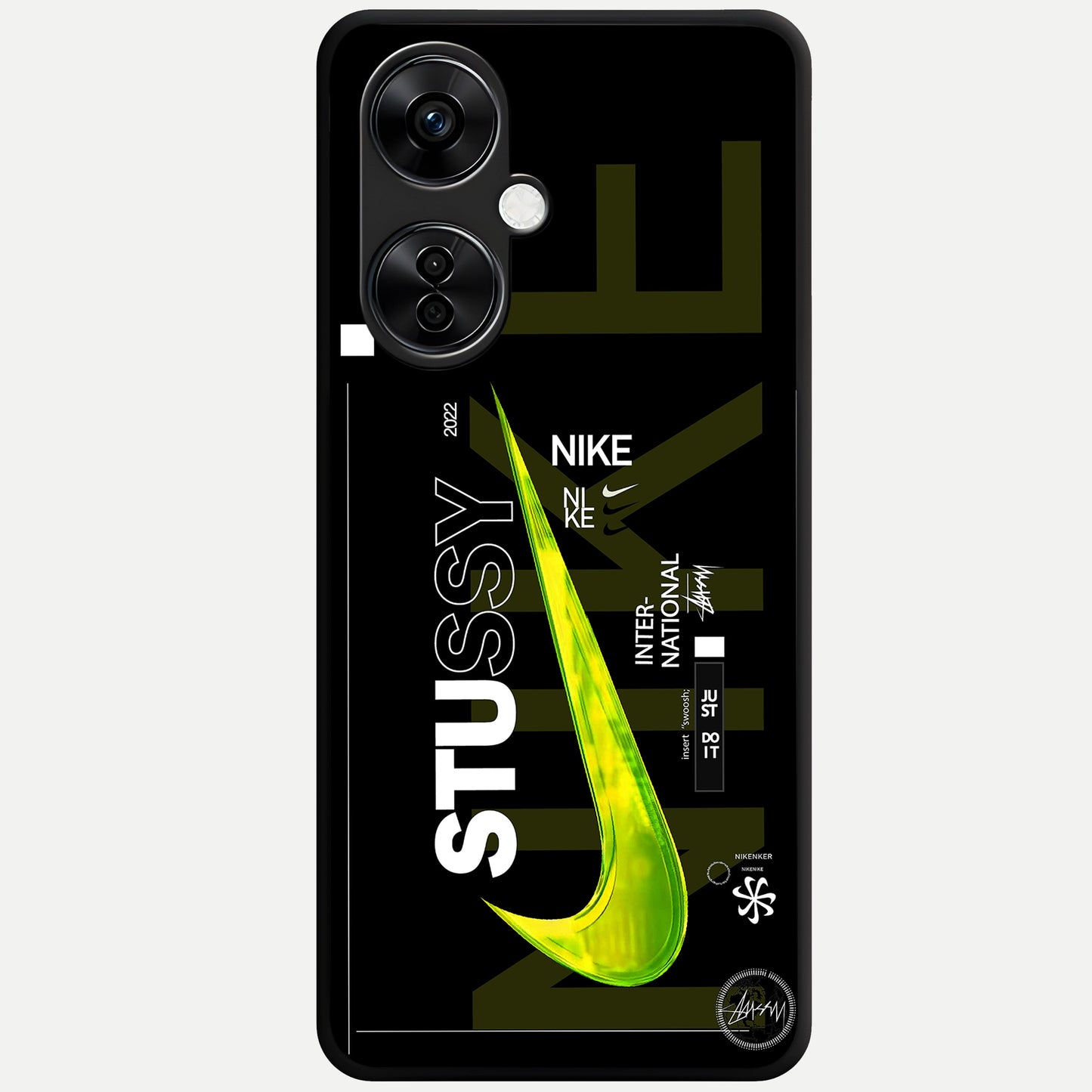  Neon Street Edition Glass Case For Oneplus Nord CE3 Lite back cover – full design glossy printed glass finish