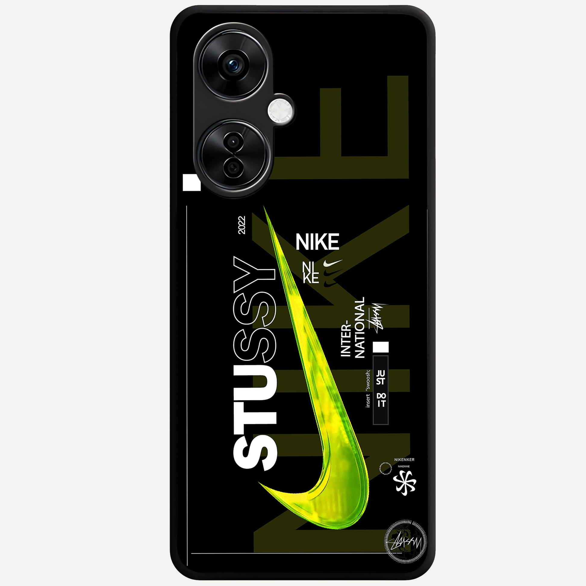  Neon Street Edition Glass Case For Oneplus Nord CE3 Lite back cover – full design glossy printed glass finish