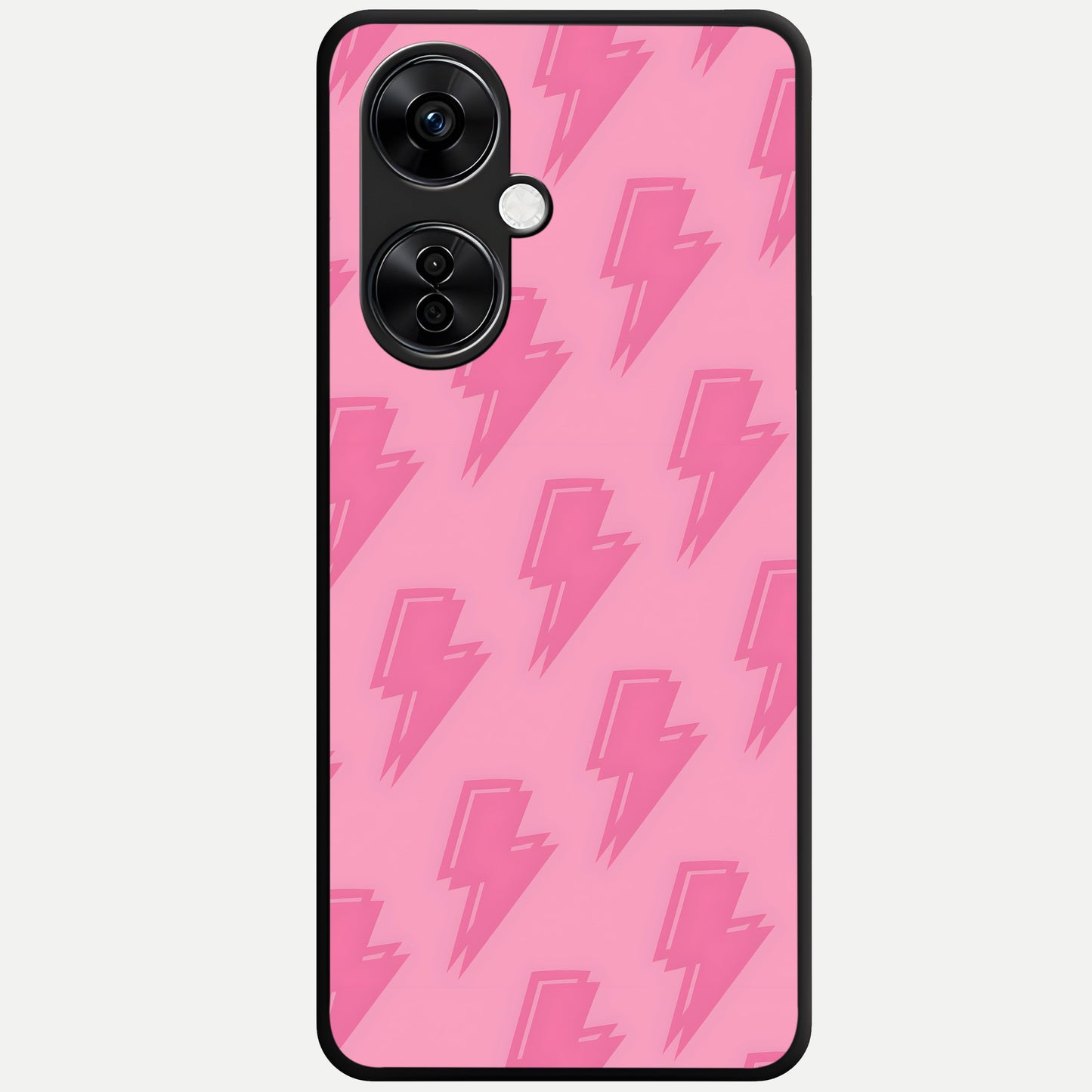  Pink Moo Magic Glass Case For Oneplus Nord CE3 Lite back cover – full design glossy printed glass finish