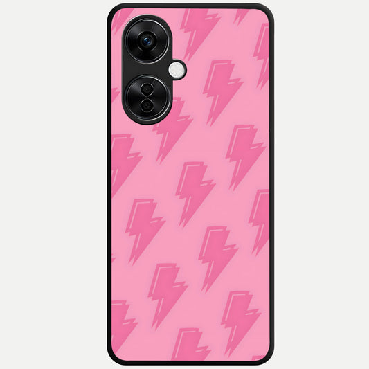  Pink Moo Magic Glass Case For Oneplus Nord CE3 Lite back cover – full design glossy printed glass finish