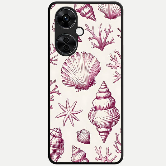  Pink Power Sparks Glass Case For Oneplus Nord CE3 Lite back cover – full design glossy printed glass finish