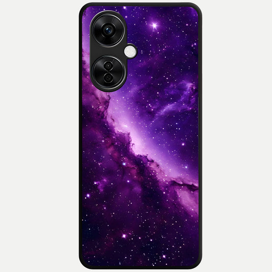  Purple Shade Sky Glass Case For Oneplus Nord CE3 Lite back cover – full design glossy printed glass finish
