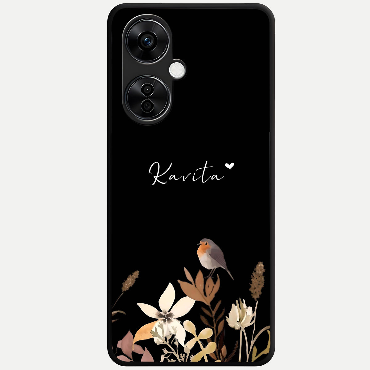  Quiet Garden Tune Custom Name Glass Case For Oneplus Nord CE3 Lite back cover – full design glossy printed glass finish