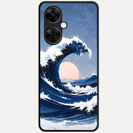 Rising Tide Power Glass Case For Oneplus Nord CE3 Lite back cover – full design glossy printed glass finish