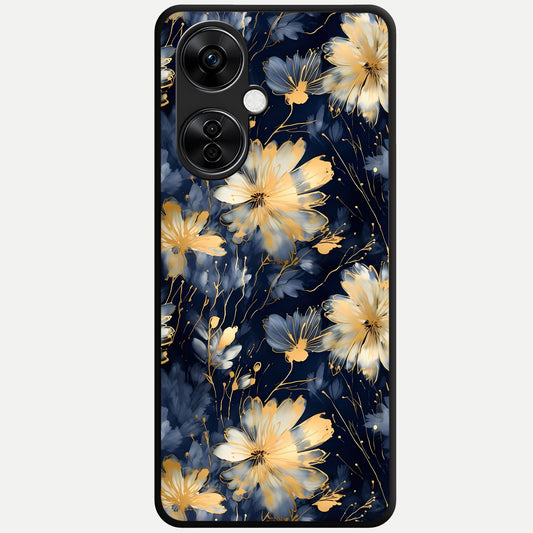  Royal Petal Dream Glass Case For Oneplus Nord CE3 Lite back cover – full design glossy printed glass finish