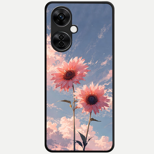  Sun Moon Balance Glass Case For Oneplus Nord CE3 Lite back cover – full design glossy printed glass finish