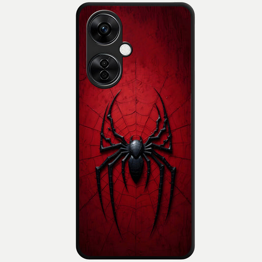 Superhero Web Emblem Glass Case For Oneplus Nord CE3 Lite back cover – full design glossy printed glass finish