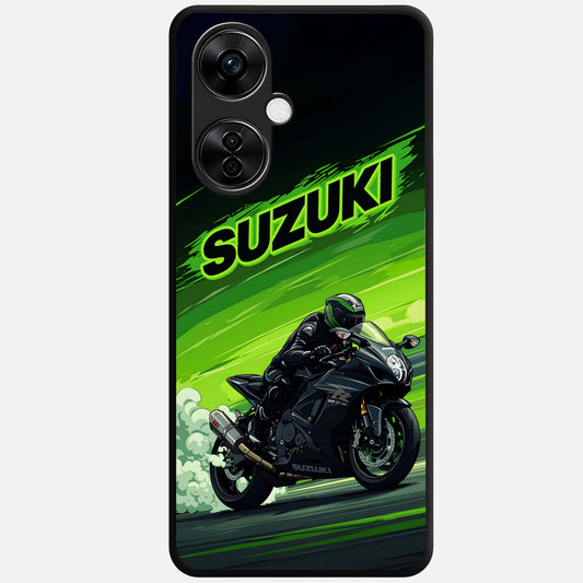  Suzuki Speed Beast Glass Case For Oneplus Nord CE3 Lite back cover – full design glossy printed glass finish
