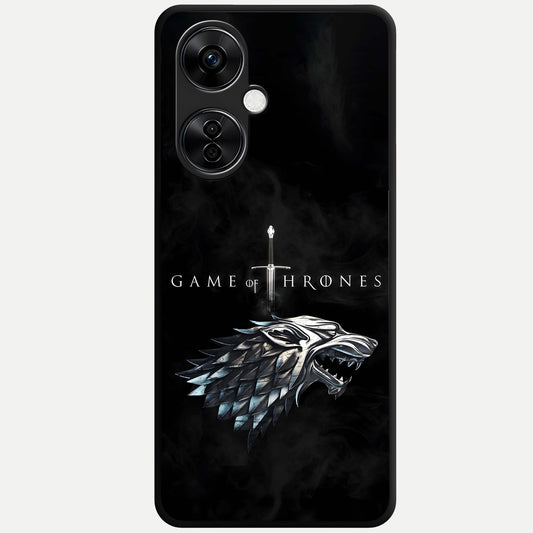  Throne Wolf Legacy Glass Case For Oneplus Nord CE3 Lite back cover – full design glossy printed glass finish