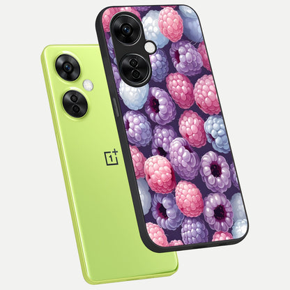  Berry Candy Pop phone case For Oneplus Nord CE3 Lite showing premium glass back cover with detailed artwork