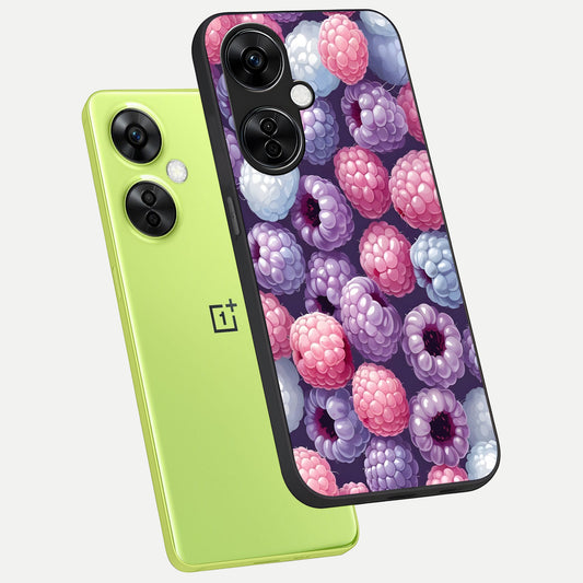  Berry Candy Pop phone case For Oneplus Nord CE3 Lite showing premium glass back cover with detailed artwork