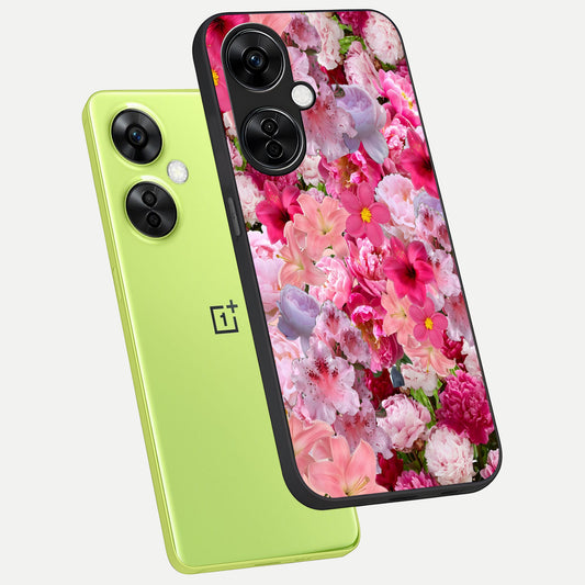  Bloom Crush Fantasy phone case For Oneplus Nord CE3 Lite showing premium glass back cover with detailed artwork