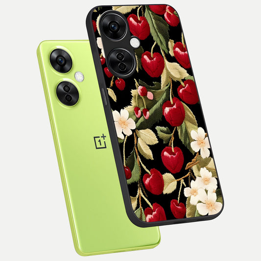  Blooming Spendor Bird phone case For Oneplus Nord CE3 Lite showing premium glass back cover with detailed artwork