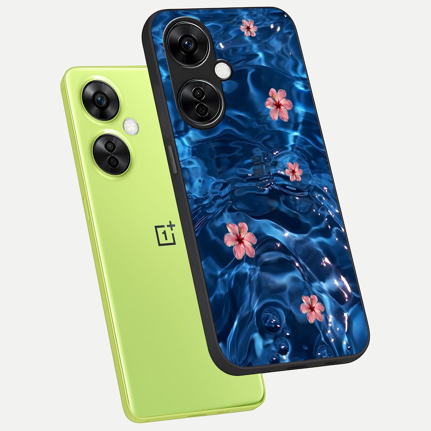  Bloom Thread Art phone case For Oneplus Nord CE3 Lite showing premium glass back cover with detailed artwork