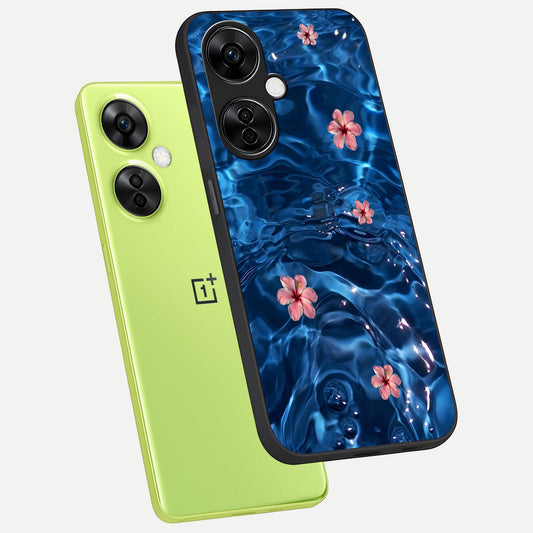  Bloom Thread Art phone case For Oneplus Nord CE3 Lite showing premium glass back cover with detailed artwork