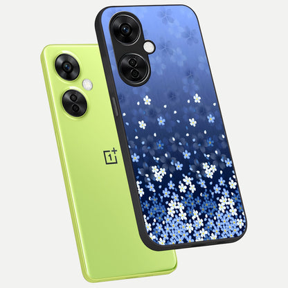  Blue Starry phone case For Oneplus Nord CE3 Lite showing premium glass back cover with detailed artwork
