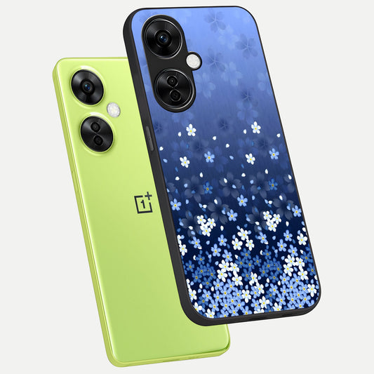  Blue Starry phone case For Oneplus Nord CE3 Lite showing premium glass back cover with detailed artwork