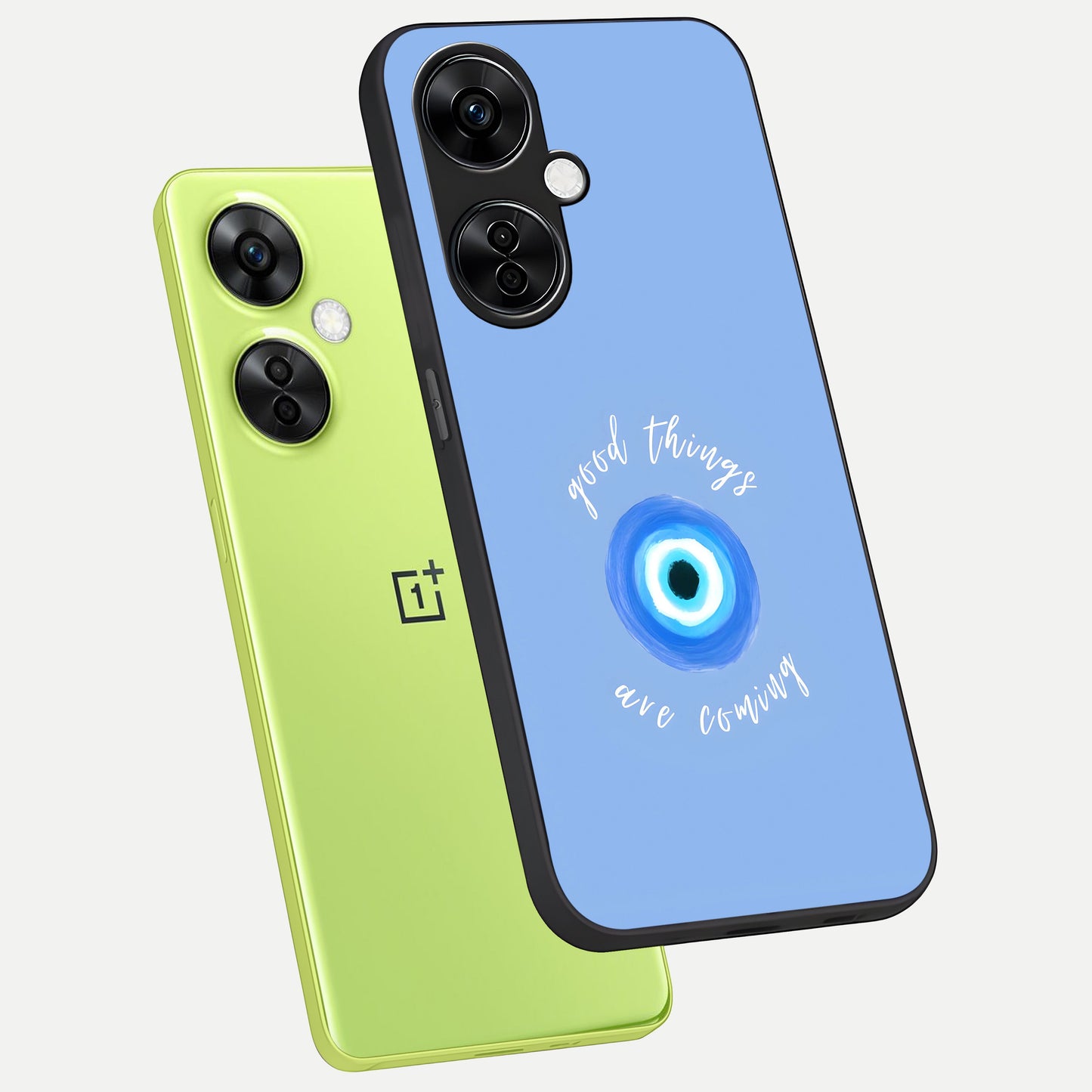  Bright Future Ahead phone case For Oneplus Nord CE3 Lite showing premium glass back cover with detailed artwork