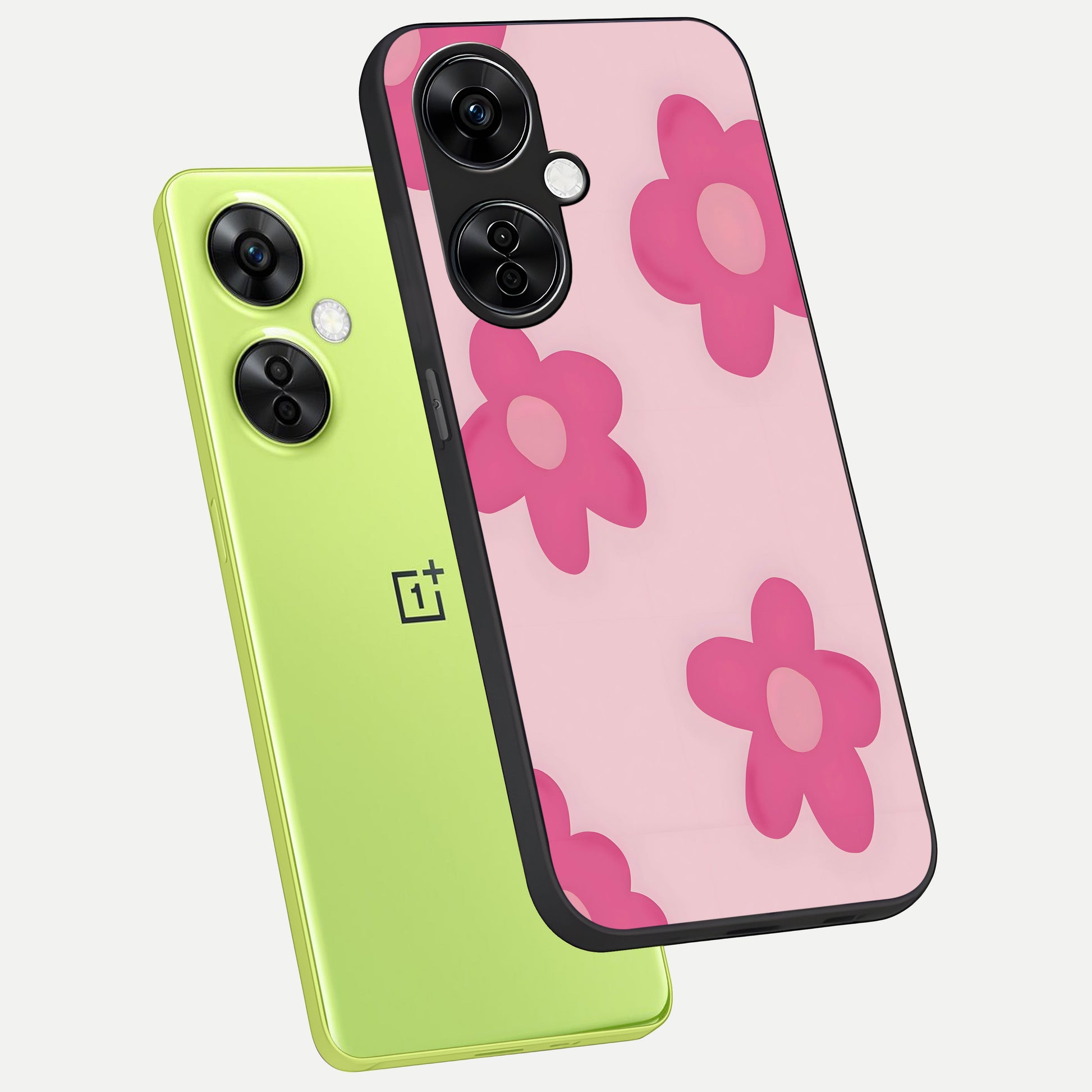  Candy Bloom Dreams phone case For Oneplus Nord CE3 Lite showing premium glass back cover with detailed artwork