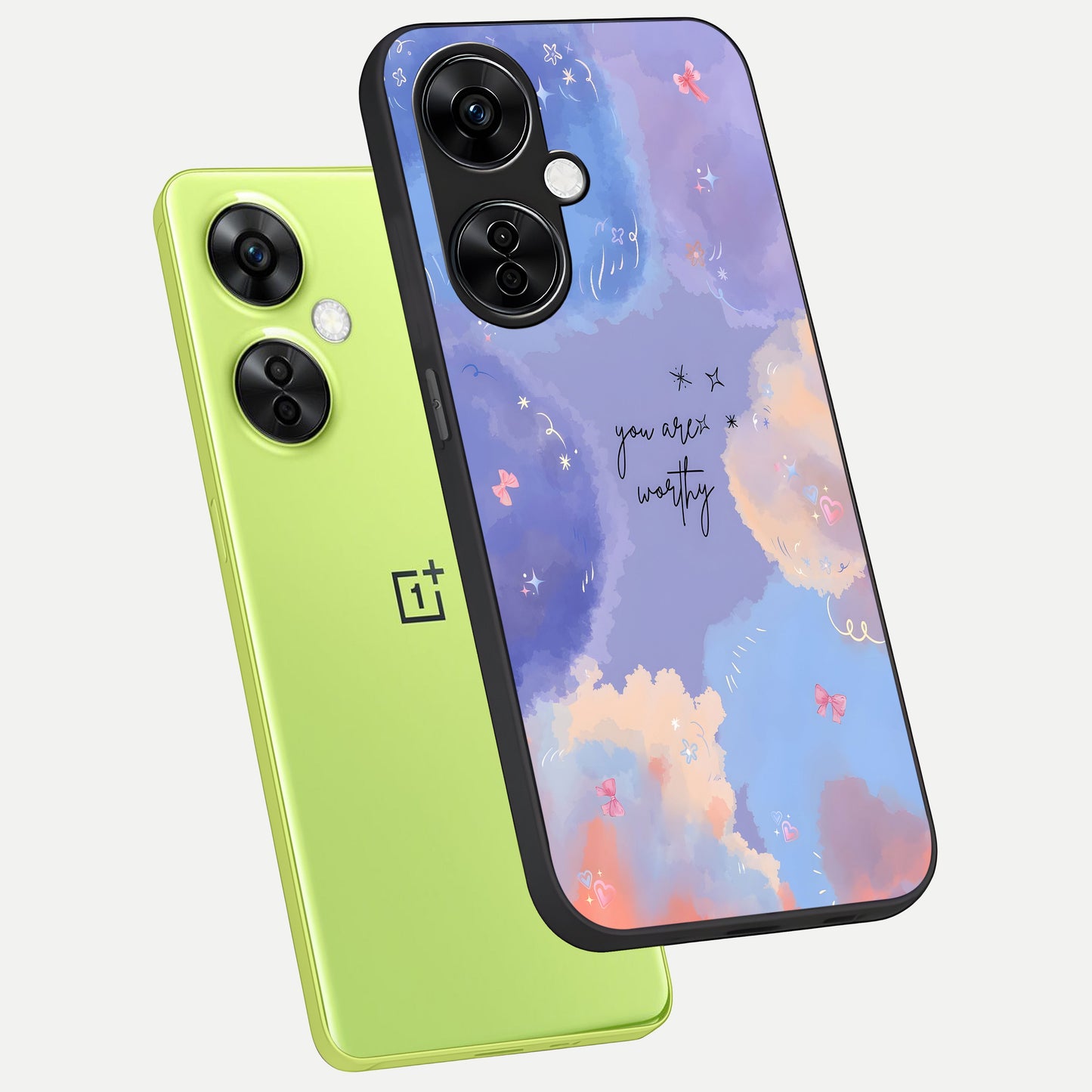  Celestial Cloud Magic phone case For Oneplus Nord CE3 Lite showing premium glass back cover with detailed artwork