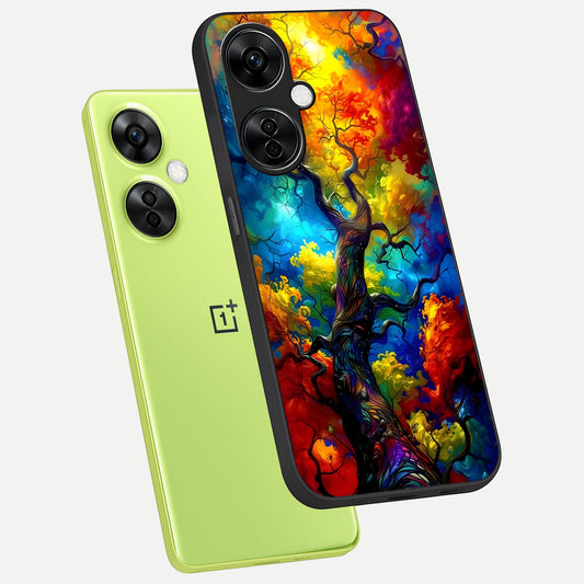  Colorful Soda Bottles phone case For Oneplus Nord CE3 Lite showing premium glass back cover with detailed artwork