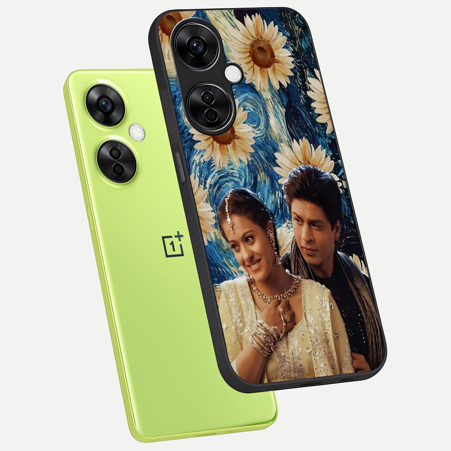  Eternal Love Story phone case For Oneplus Nord CE3 Lite showing premium glass back cover with detailed artwork