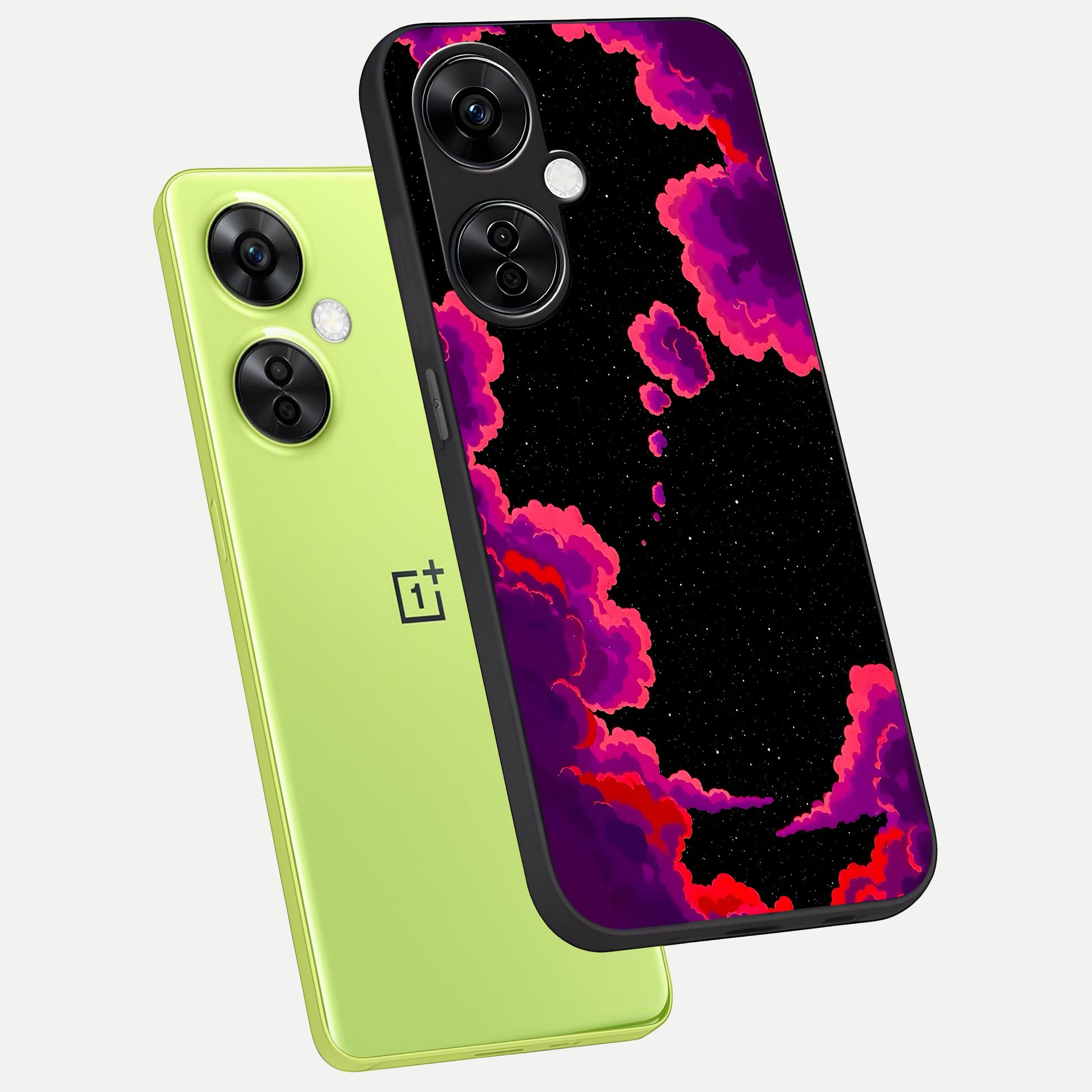  Galaxy Dream Frame phone case For Oneplus Nord CE3 Lite showing premium glass back cover with detailed artwork