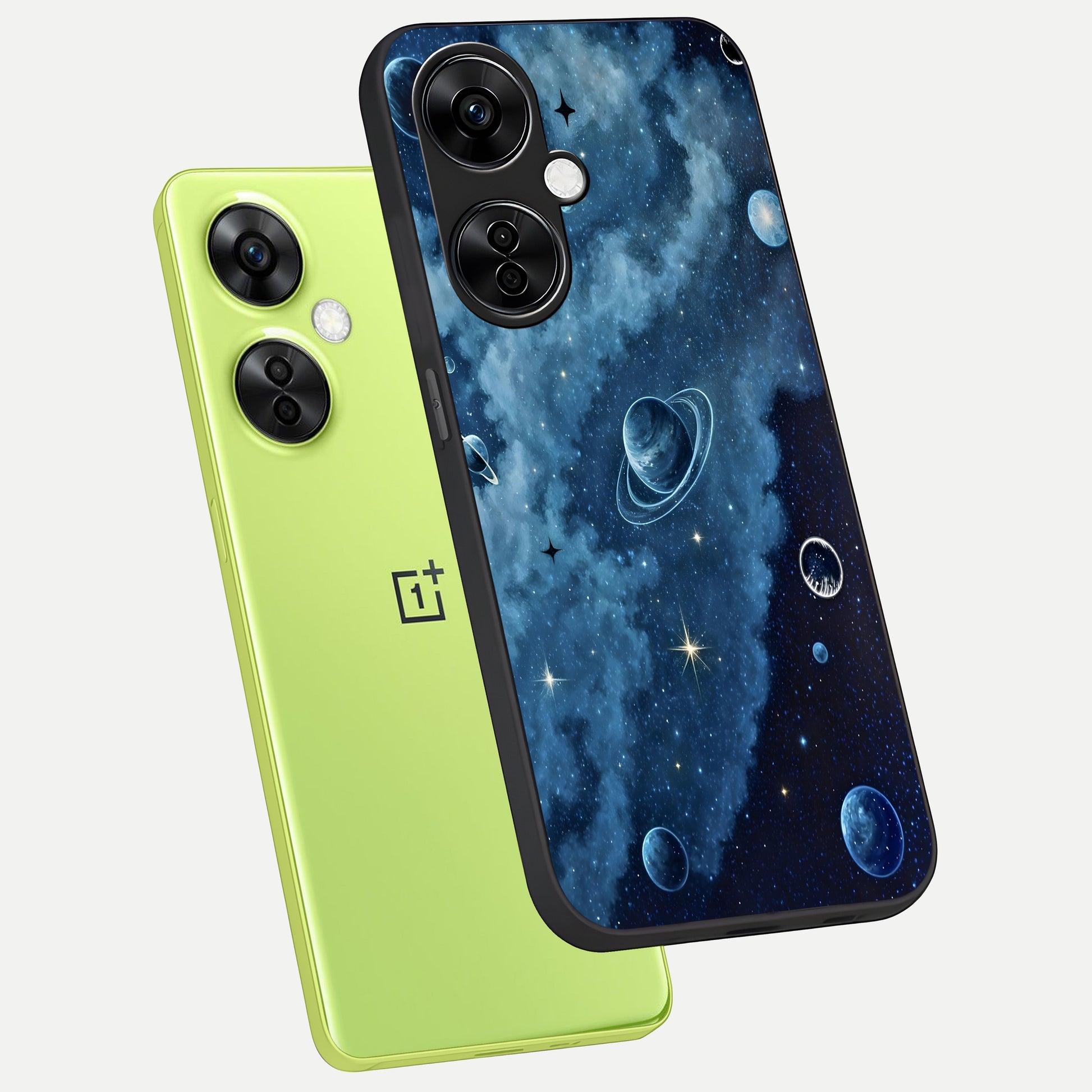  Galaxy Dream Space phone case For Oneplus Nord CE3 Lite showing premium glass back cover with detailed artwork