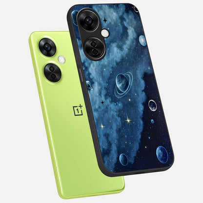  Galaxy Dream Space phone case For Oneplus Nord CE3 Lite showing premium glass back cover with detailed artwork