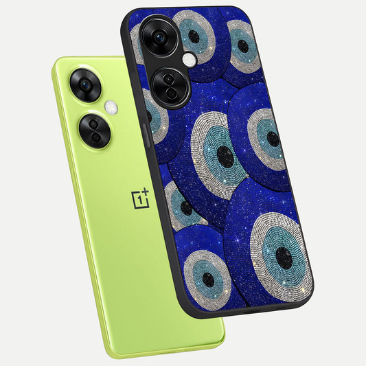  Galaxy Eye Flow phone case For Oneplus Nord CE3 Lite showing premium glass back cover with detailed artwork
