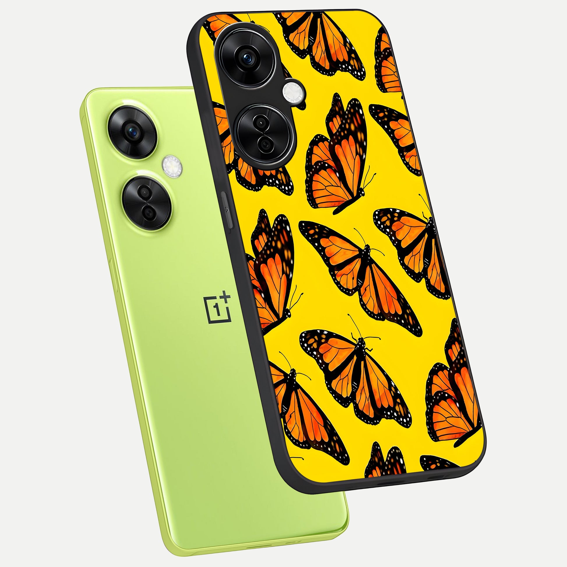  Golden Wing Flight phone case For Oneplus Nord CE3 Lite showing premium glass back cover with detailed artwork