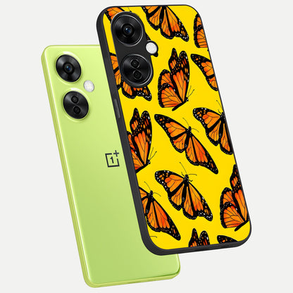  Golden Wing Flight phone case For Oneplus Nord CE3 Lite showing premium glass back cover with detailed artwork