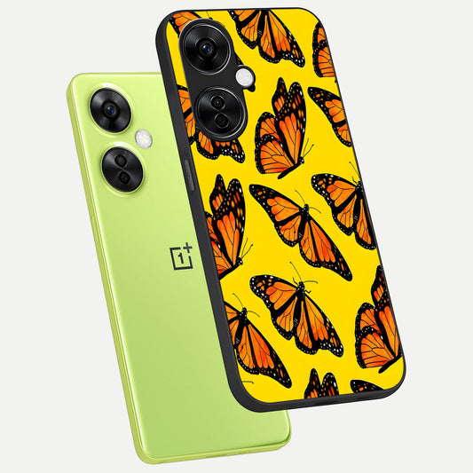  Golden Wing Flight phone case For Oneplus Nord CE3 Lite showing premium glass back cover with detailed artwork