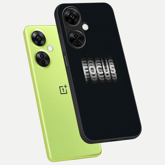  Mono Focus Vision phone case For Oneplus Nord CE3 Lite showing premium glass back cover with detailed artwork