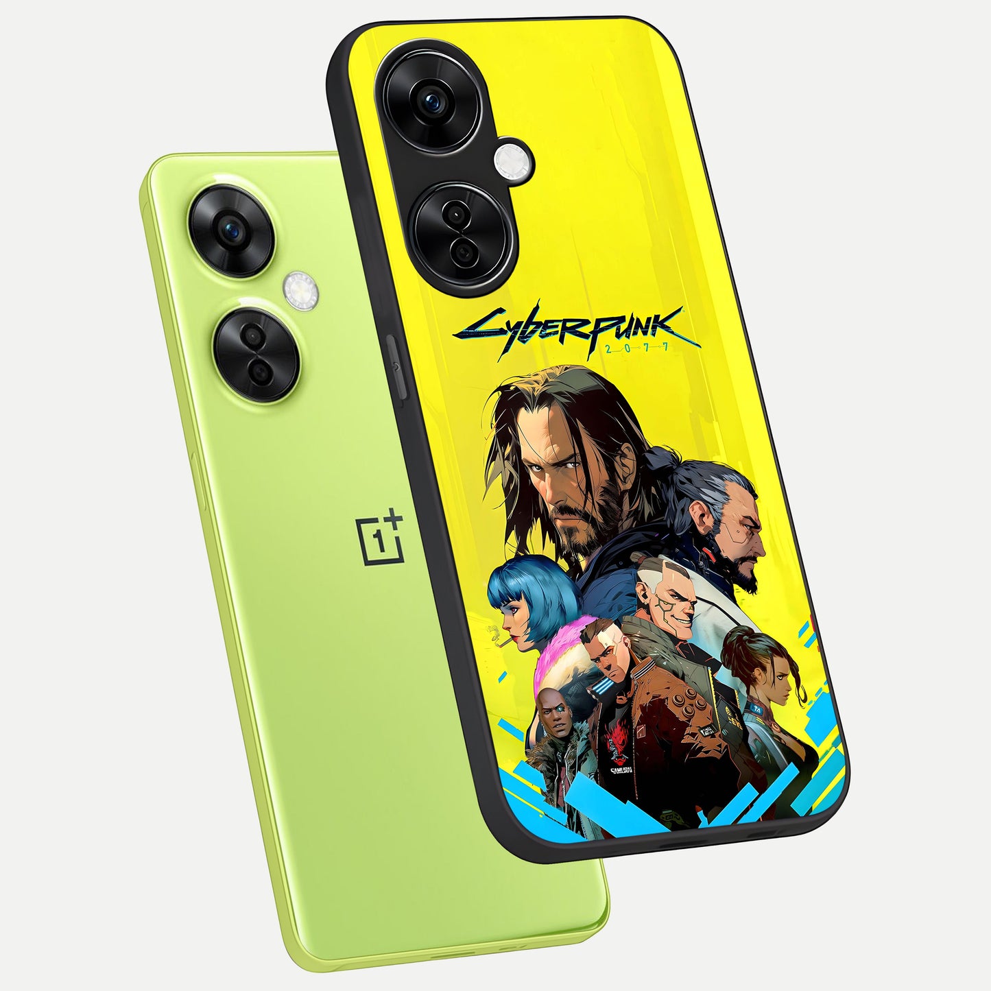  Neon Rebel Genesis phone case For Oneplus Nord CE3 Lite showing premium glass back cover with detailed artwork