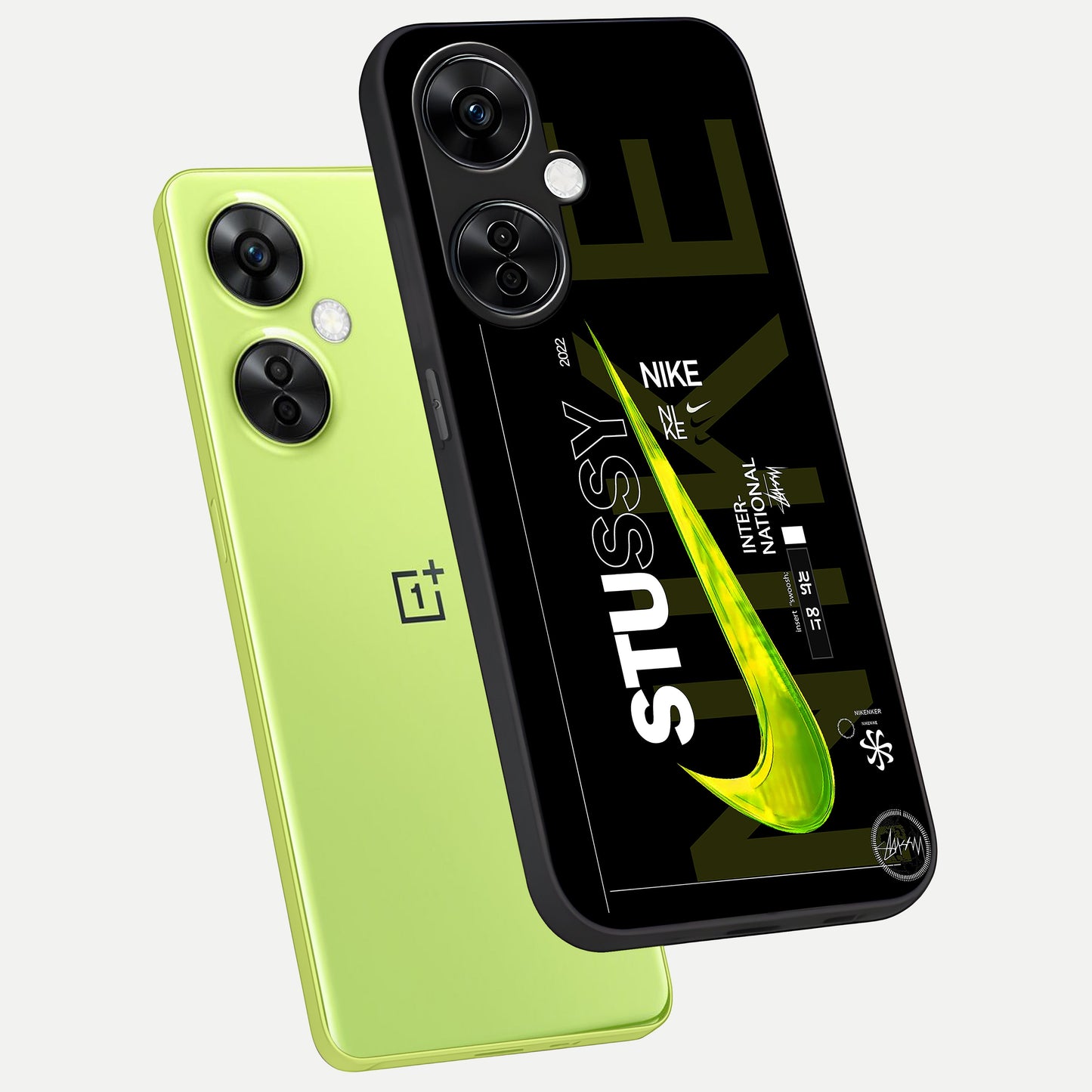  Neon Street Edition phone case For Oneplus Nord CE3 Lite showing premium glass back cover with detailed artwork