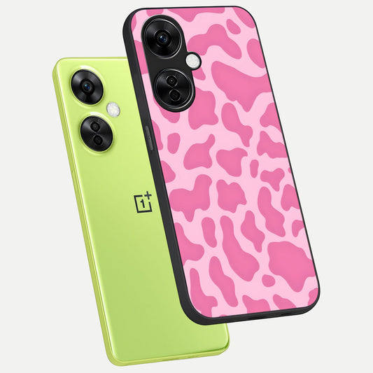  Pinkish Scenery phone case For Oneplus Nord CE3 Lite showing premium glass back cover with detailed artwork