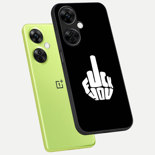  Rebel Mode On phone case For Oneplus Nord CE3 Lite showing premium glass back cover with detailed artwork