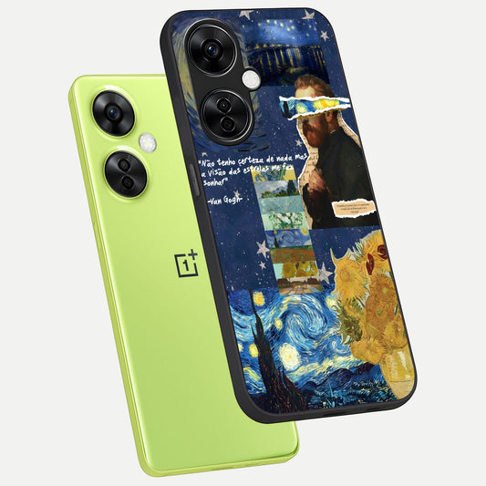  Starry Dream Vision phone case For Oneplus Nord CE3 Lite showing premium glass back cover with detailed artwork