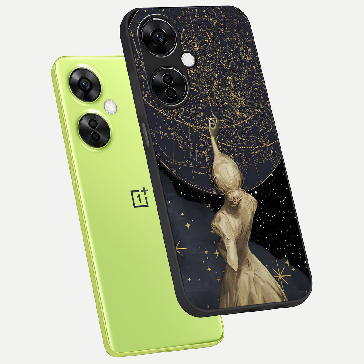 Taylor Swift Girl phone case For Oneplus Nord CE3 Lite showing premium glass back cover with detailed artwork