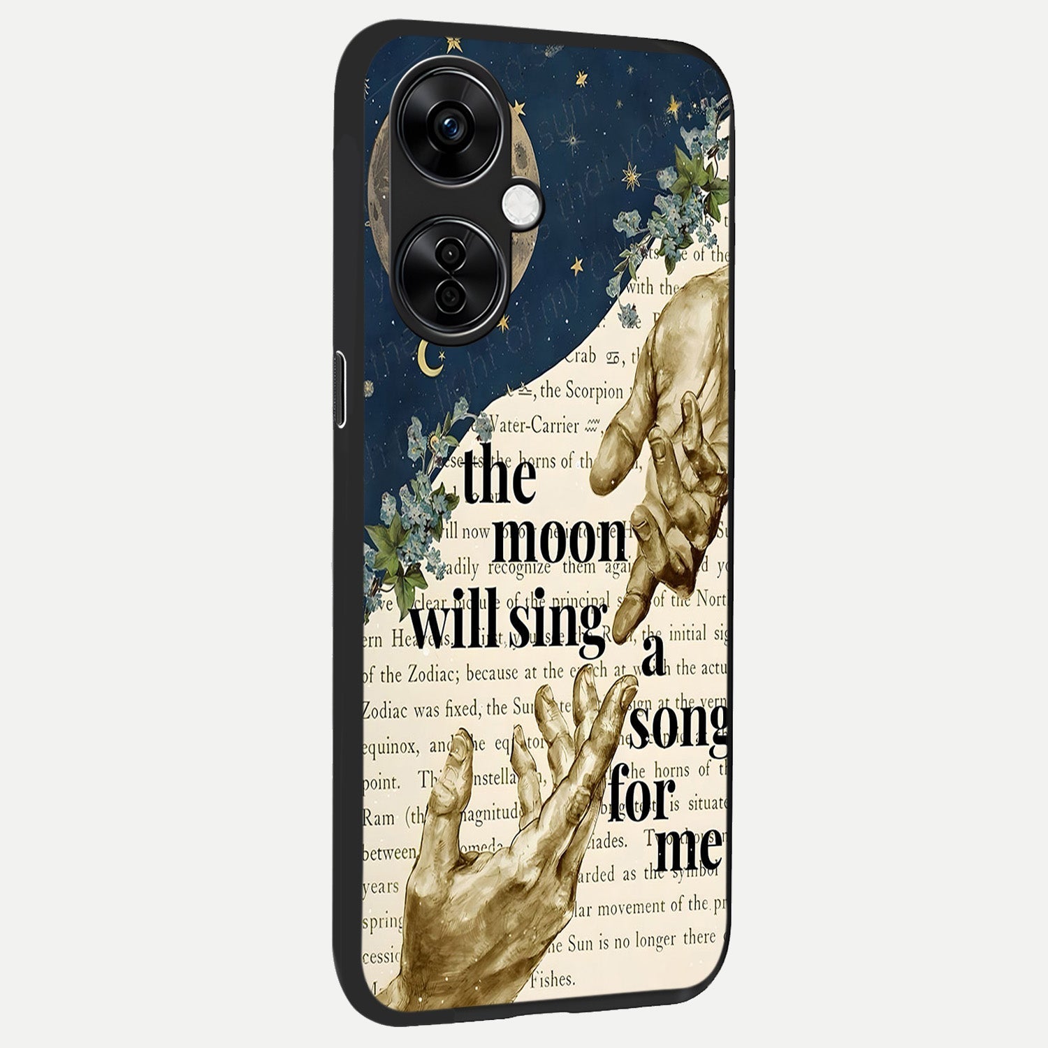  Aesthetic Divine back cover For Oneplus Nord CE3 Lite slim fit glass case with vibrant aesthetic design